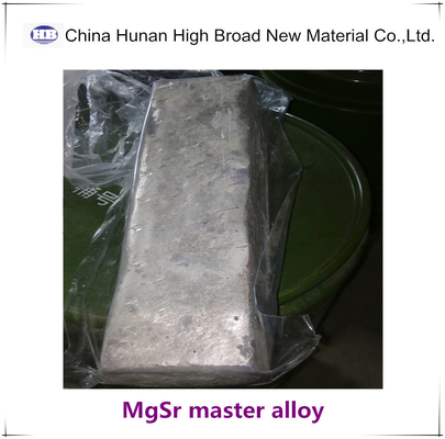 GBのマスター合金のマグネシウムのストロンチウムのマスター合金MgSr5 MgSr10 MgSr15