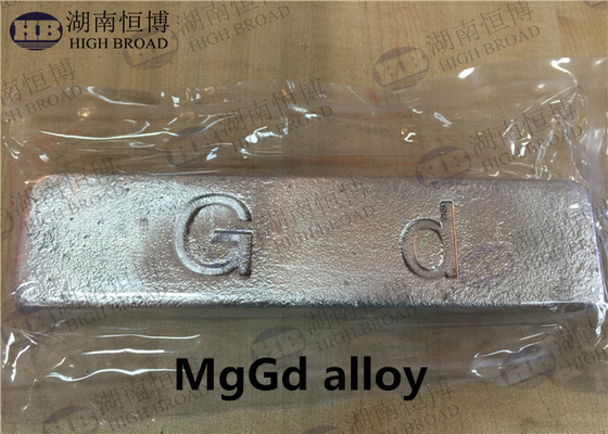 MgGd30% MgGd25%の合金のインゴット マグネシウムのガドリニウムのマスター合金のインゴット穀物の精製業者
