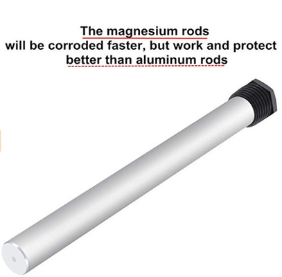 OEMの熱湯ヒーターの陽極棒のマグネシウムの犠牲的な陽極棒の腐食防止
