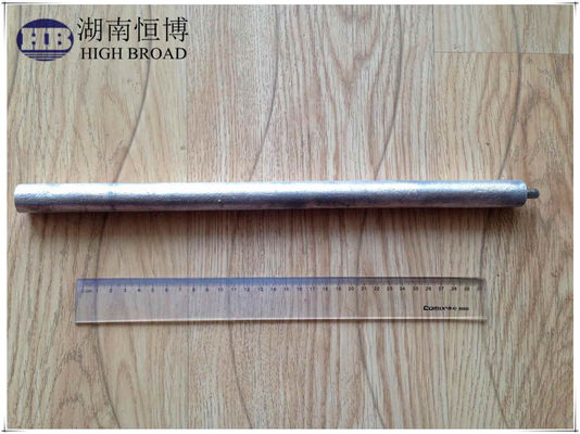 給湯器の臭気制御用 21mm 亜鉛合金 Zn-Al-Cd 犠牲陽極棒 600mm
