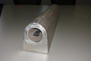 マグネシウムの合金のステンレス鋼のプラグNPT 3/4&quot;が付いている物質的な給湯装置の陽極棒