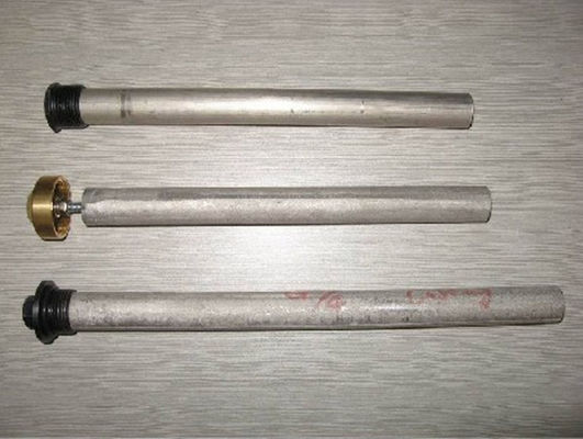 21mm アルミニウム合金 3セグメントアノードロッド 1000mm ボルト締め構造 業務用ボイラー用