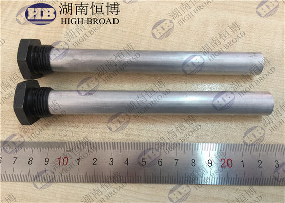 21mm アルミニウム合金 3セグメントアノードロッド 1000mm ボルト締め構造 業務用ボイラー用