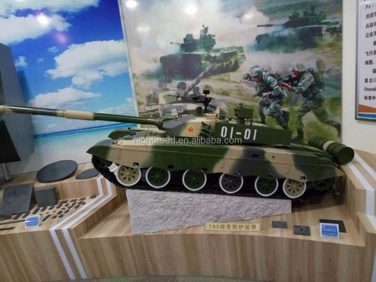 ボロンカービッド弾道タイル 定番寸法,2.52g/cm3密度,高級セラミック保護のための3000-3300 HV硬さ