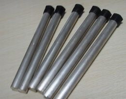 太陽熱温水器タイプ マグネシウム陽極、スチールキャップ付き