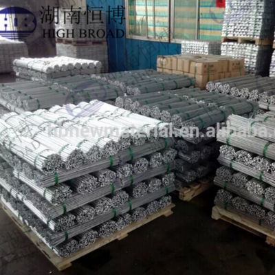 AlZn20% Alloy Ingot Aluminum Zinc Master Alloy with Zn 20% Content 6-8kgs Weight for Grain Refining