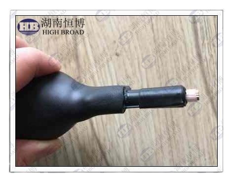 インプレス電流陰極防食用のASTM B348 Grade I/II MMO/Tiワイヤーアノードを備えた導電性ポリマーフレキシブルアノード、52mA/mの電流出力