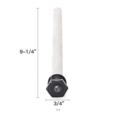 AZ63B マグネシウム犠牲陽極ロッド 44 インチ 3/4 NPT PTFE テープ付き焼き付き防止複合給湯器キット
