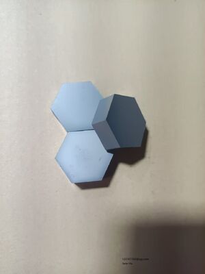 炭化ケイ素弾道タイル NIJ レベル IV マルチヒット能力六角形 100x100mm セラミックプレートインサート
