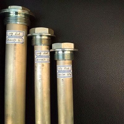 25mm アルミニウム合金 重用アノード棒 1 NPT 1200mm 産業用ボイラーのための大規模保護