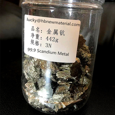 さまざまな超合金で加えられる高い純度のスカンジウムの金属