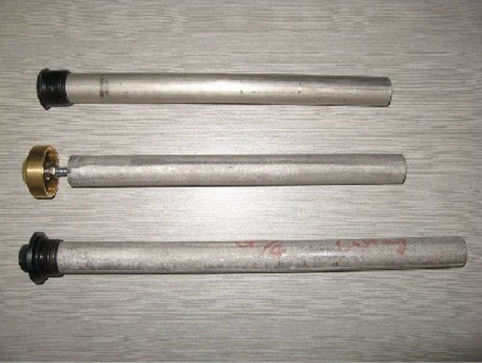 21mm アルミニウム合金 3セグメントアノードロッド 1000mm ボルト締め構造 業務用ボイラー用