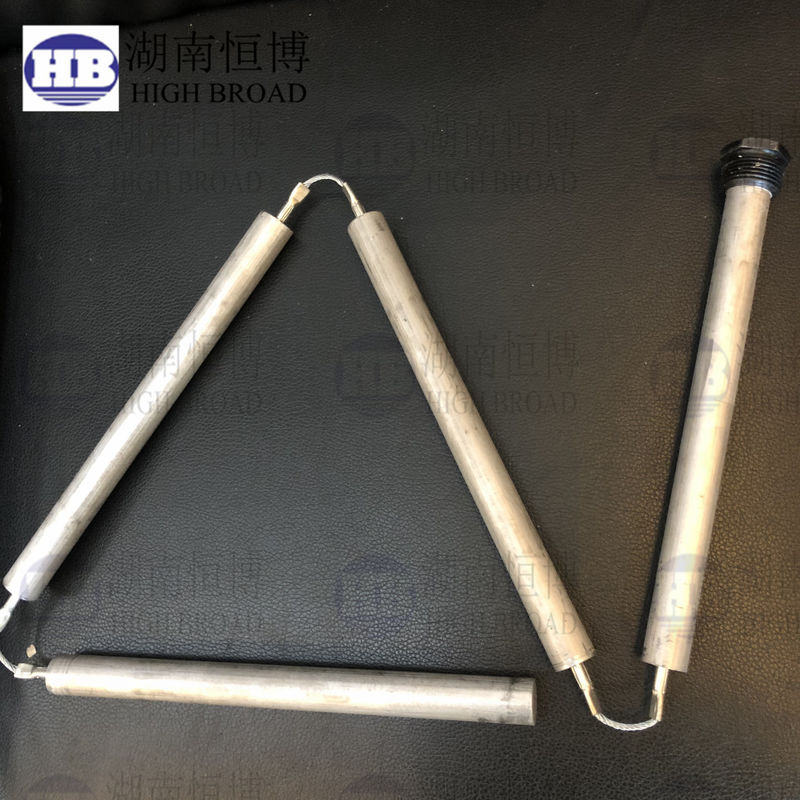 ツインパック 3/4 インチ NPT マグネシウム 給水器 アノード棒 38 インチ 二重交換セット
