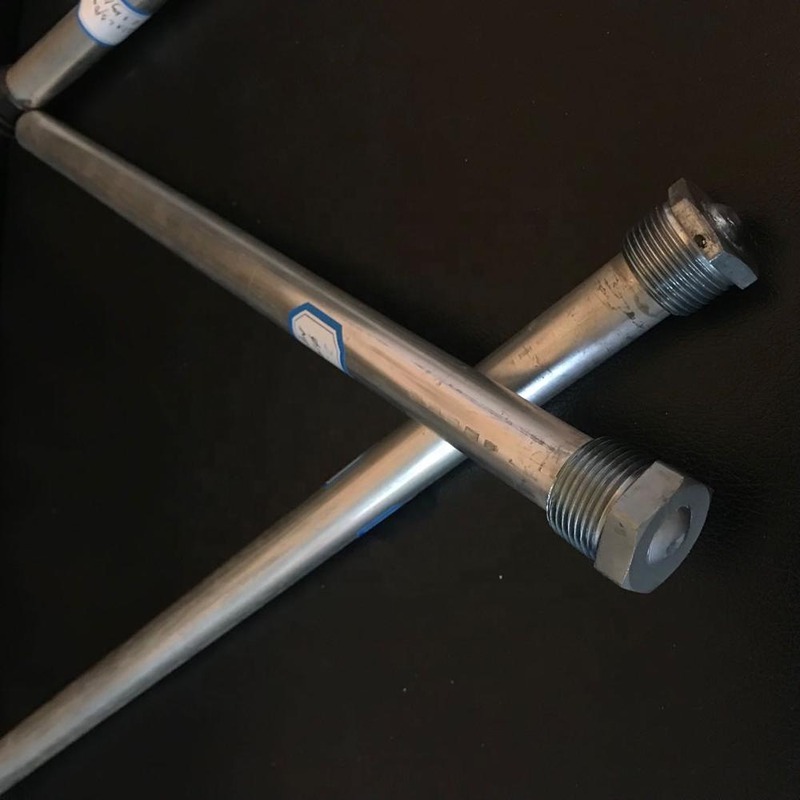 19mm亜鉛合金 柔軟なリンクアノード棒 3/4 NPT 900mm コンデンサシステム用防臭