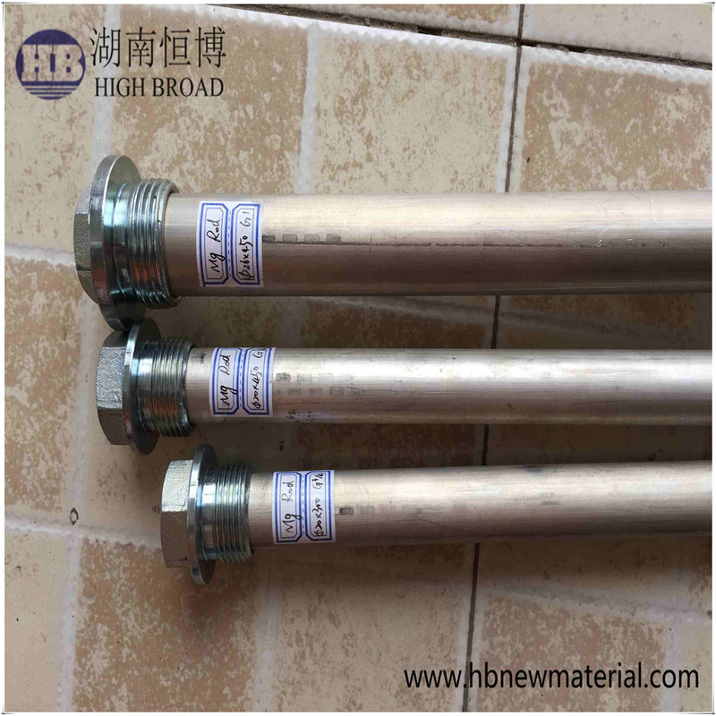 M1C 高容量マグネシウムアノード棒 44 インチ 3/4 NPT 地下貯蔵タンクパイプラインのためのカソード保護