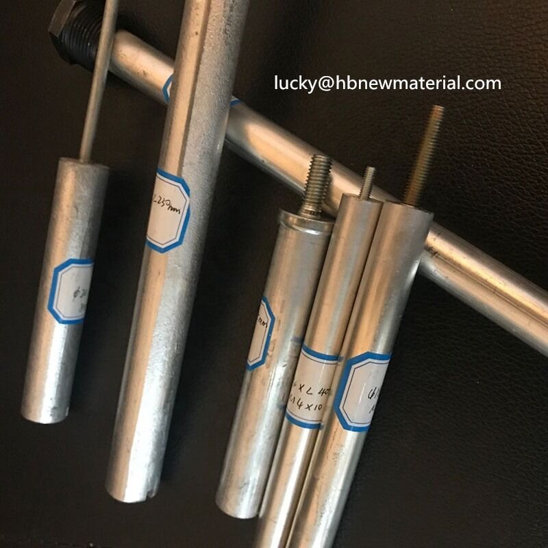 鋼製タンク向けカスタマイズされたソーラー温水器用アノードロッド。高い引張強度と腐食保護を提供し、タンクの寿命を最適化します。