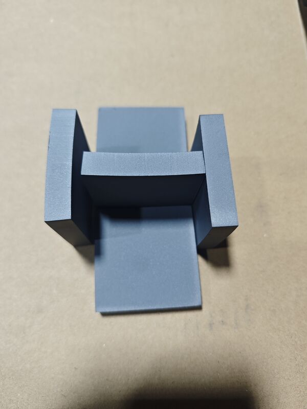 炭化ホウ素弾道タイル - NIJ レベル IV 超軽量六角形 100x100mm セラミック打撃面