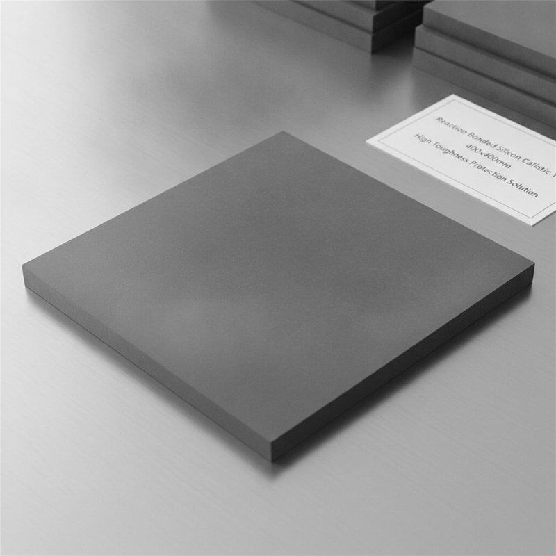 無加圧焼結炭化ケイ素セラミックタイル 100x100x6mm 正方形 防弾アーマープレート